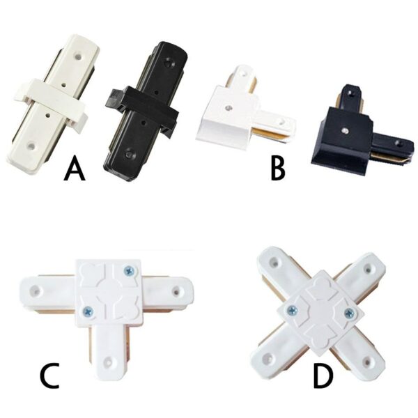 Phụ kiện nối thanh ray ( nối thẳng I, nối góc L, nối chữ T, nối chữ Thập)