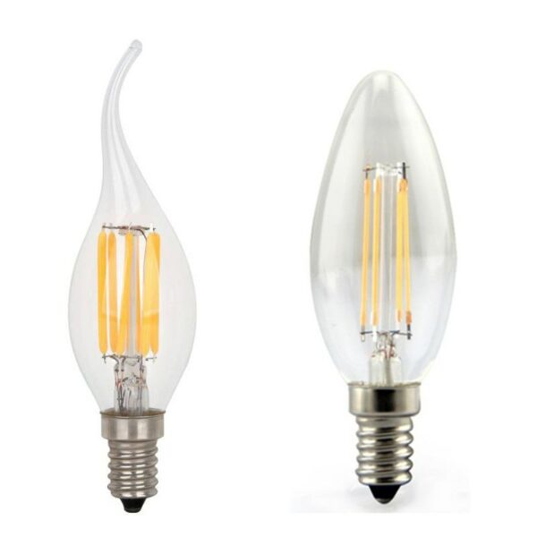 Bóng đèn led edison quả ớt đuôi E14, E27 ( Có râu, không râu)
