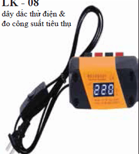 Dây giắc thử điện đo công suất tiêu thụ.