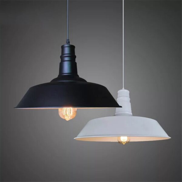 Đèn thả chao công nghiệp đui hoa văn con tiện Bắc Âu T-64