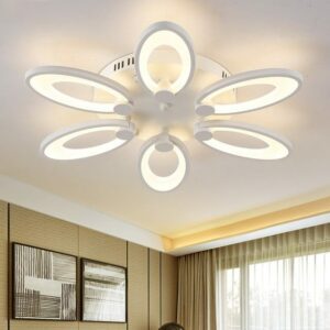 Đèn ốp trần Mica hiện đại 6 cánh MO932