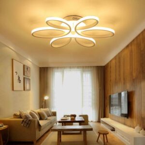 Đèn ốp trần Mica cánh xoáy hiện đại 6 cánh MO - 943A - 18