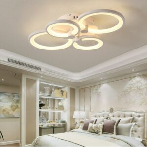 Đèn ốp trần Mica hiện đại 4 cánh MO - 917