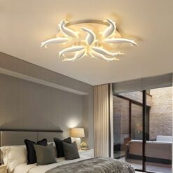 Đèn ốp trần Mica hình đàn cá đại 9 cánh MO944A