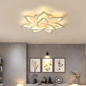 Đèn ốp trần Mica hình cánh sao hiện đại 10 cánh MO - 976