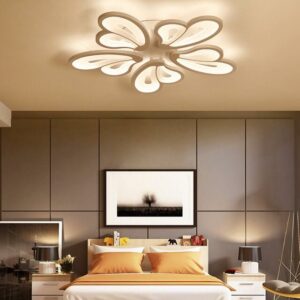 Đèn ốp trần Mica hình cánh hoa hiện đại 5 cánh MO-979