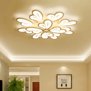 Đèn ốp trần Mica hình cánh hoa hiện đại 12 cánh MO - 981