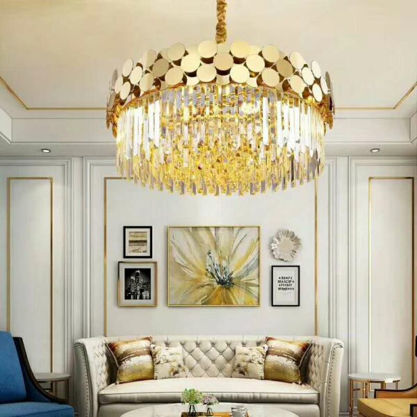 Đèn chùm cao cấp pha lê K9 hiện đại TH8021