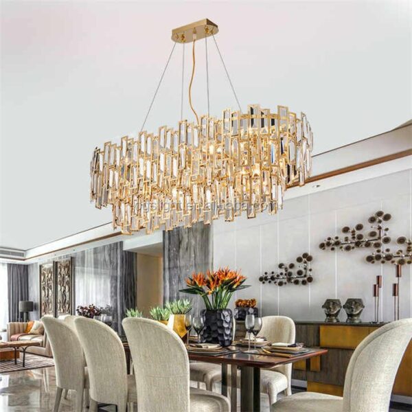Đèn chùm pha lê hiện đại hình TH8024