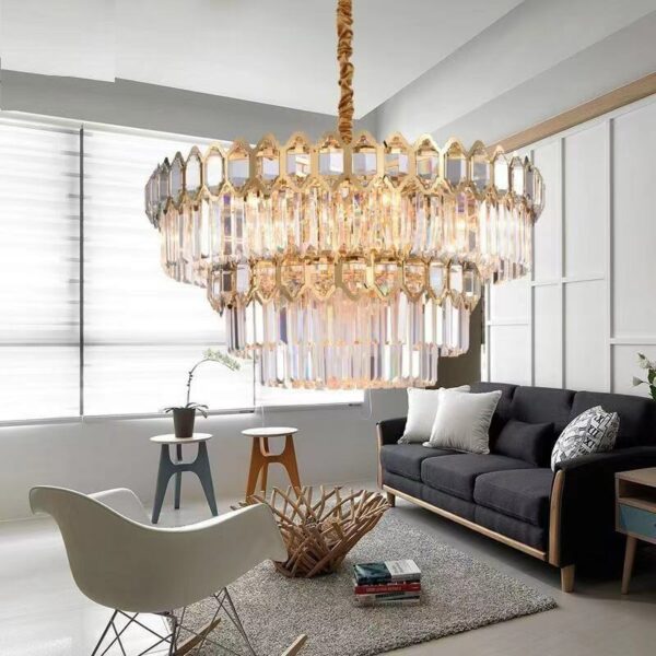 Đèn chùm pha lê hiện đại TH8052