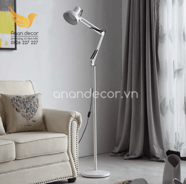 Đèn cây hiện đại pixar thân trắng DC - 519T