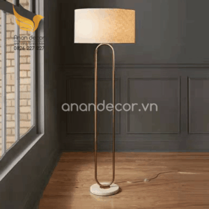 Đèn cây hiện đại cao thấp thân inox vàng DC - 579