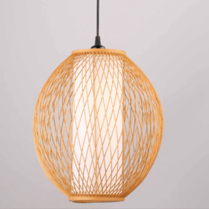 Đèn thả mây tre đan nghệ thuật đồng quê mộc mạc VR-9905