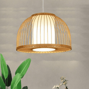 Đèn thả mây tre đan nghệ thuật đồng quê mộc mạc VR-93207
