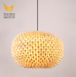 Đèn thả mây tre đan nghệ thuật đồng quê mộc mạc VRHM-9204