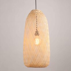 Đèn thả mây tre đan nghệ thuật đồng quê mộc mạc VR-9019