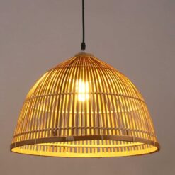 Đèn thả mây tre đan nghệ thuật đồng quê mộc mạc VR-93205