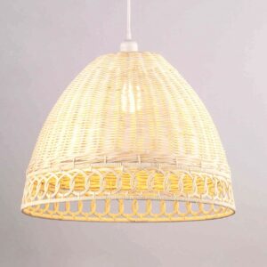 Đèn thả mây tre đan nghệ thuật đồng quê mộc mạc VR-91040