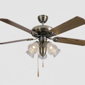 Quạt trần đèn trang trí tân cổ điển QD013