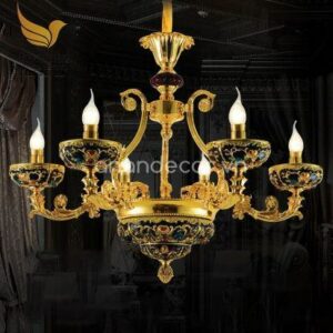 Đèn chùm cổ điển hợp kim  C-67/6