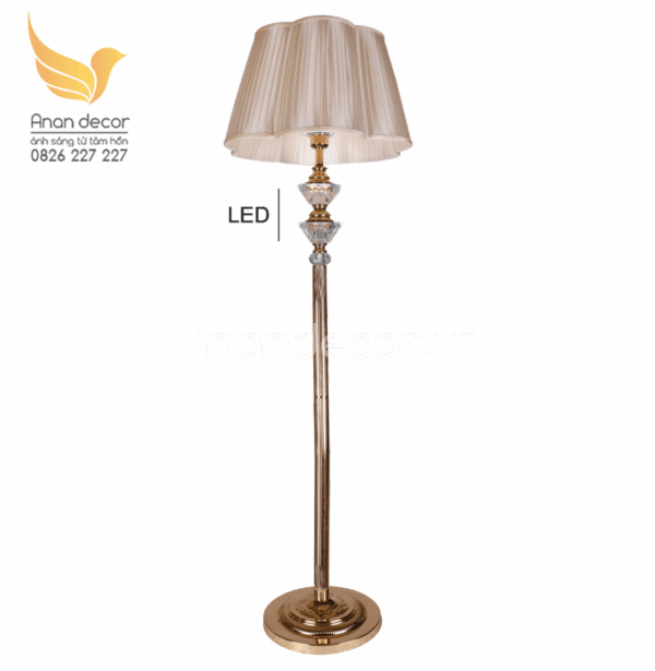 Đèn cây tân cổ điển thân vàng DC 3210