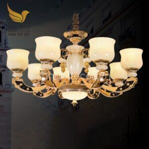 Đèn chùm cổ điển hợp kim  C-98/8