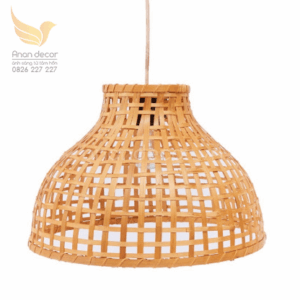 Đèn thả mây tre đan nghệ thuật đồng quê mộc mạc TL 105