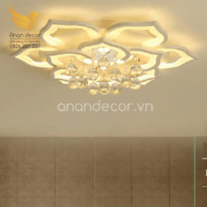 Đèn ốp trần pha lê hiện đại  MO-9000/12 cánh