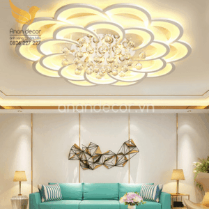 Đèn ốp trần pha lê hiện đại  MO-9012/20 cánh