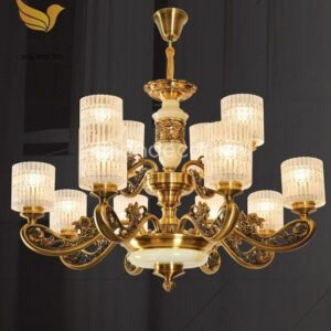 Đèn chùm cổ điển hợp kim  C-15/8+4