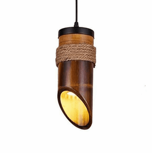 Đèn thả ống tre nghệ thuật đồng quê mộc mạc MT 100