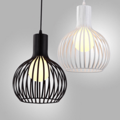 Đèn thả khung sắt hiện đại hình lồng chim AHN-04