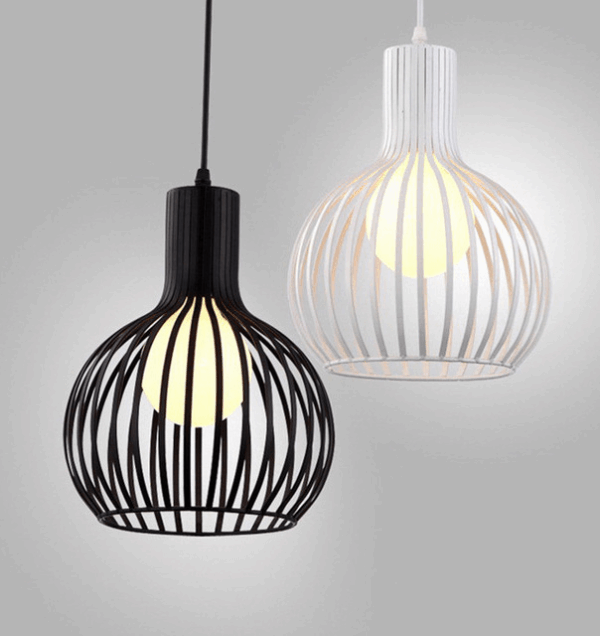 Đèn thả khung sắt hiện đại hình lồng chim AHN-04