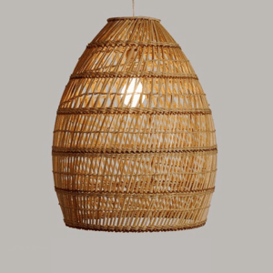 Đèn thả mây tre đan nghệ thuật đồng quê mộc mạc TP 113