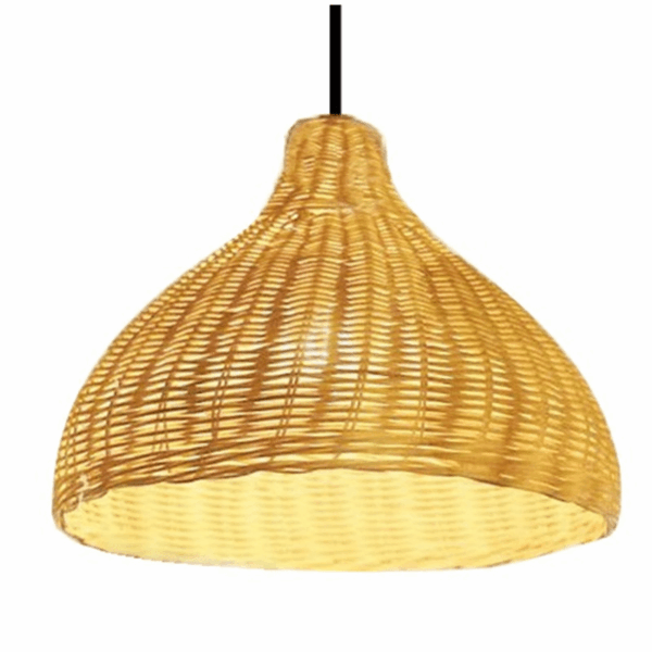 Đèn thả mây tre đan nghệ thuật đồng quê mộc mạc MT 80
