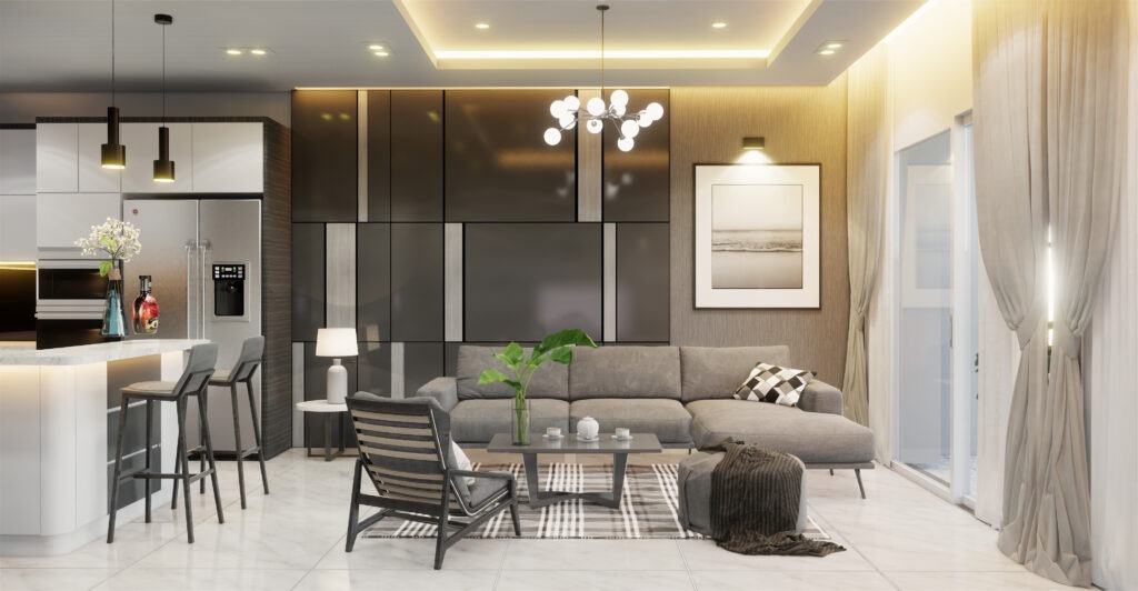 Nguyên tắc bố trí ánh sáng trong nội thất công trình nhà ở