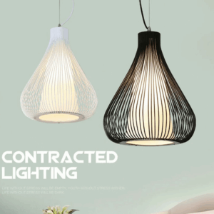 Đèn thả lưới hợp kim TQ 6711/ĐEN-TRẮNG