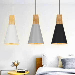 Đèn thả đui gỗ DT 8125a