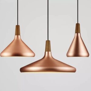 Đèn thả hợp kim sơn vàng hồng T-035H