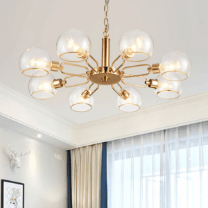 Đèn chùm hợp kim TTK.CD126-8/Xi vàng