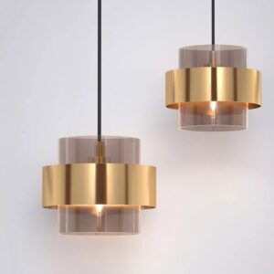 Đèn thả hợp kim thủy tinh DY3025