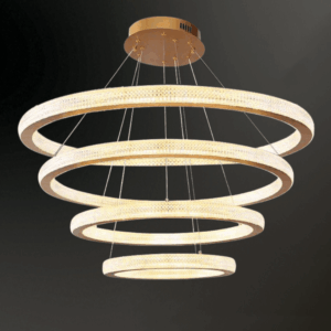Đèn chùm vòng xi vàng cao cấp TL-6465/4
