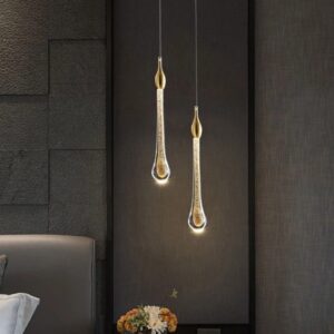 Đèn thả pha lê giọt sương hiện đại THD.15/1