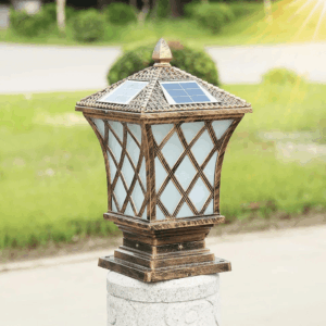 Đèn trụ cổng năng lượng mặt trời A3014