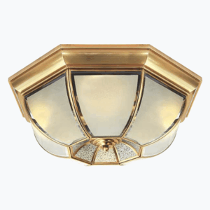 Đèn ốp trần đồng cổ điển NM 006