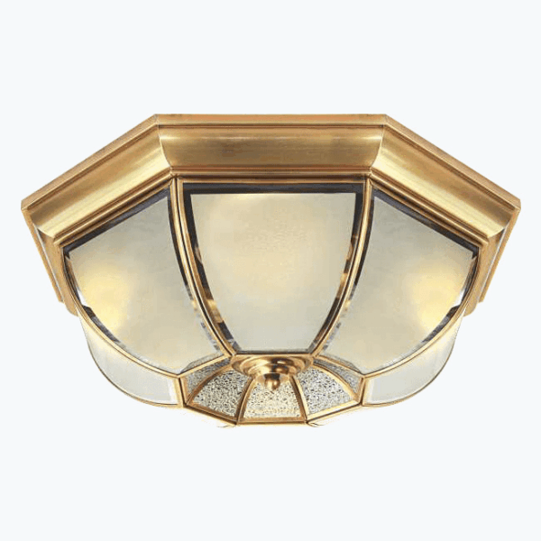 Đèn ốp trần đồng cổ điển NM 006