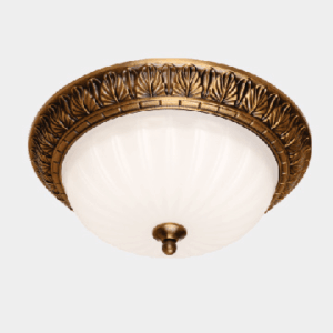 Đèn ốp trần đồng cổ điển MD 8638