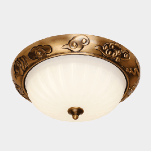 Đèn ốp trần đồng cổ điển MD 8642