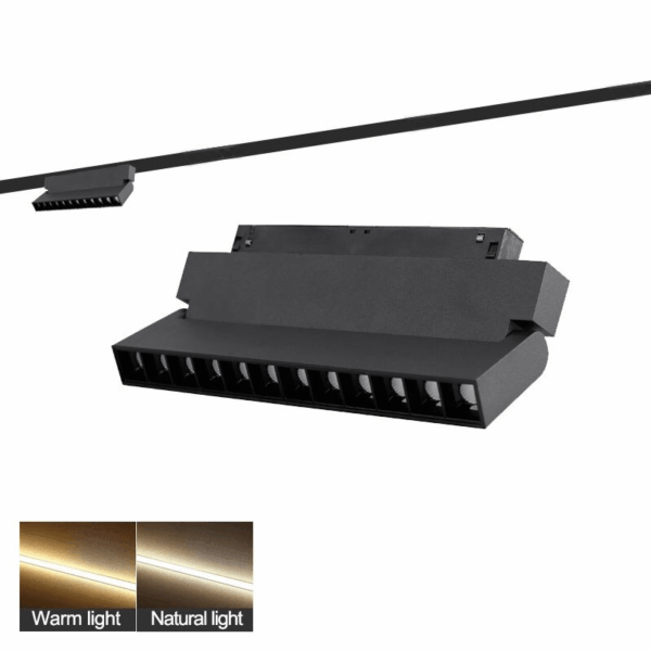 Đèn Led xoay hệ ray nam châm tiêu điểm SMD