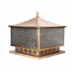 Đèn trụ cổng tân cổ điển màu cổ NVT 331